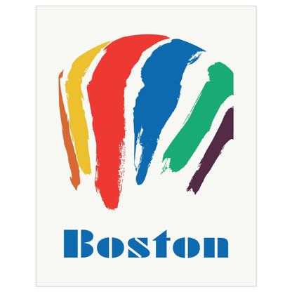 Rainbow Gas Tank Boston Magnet