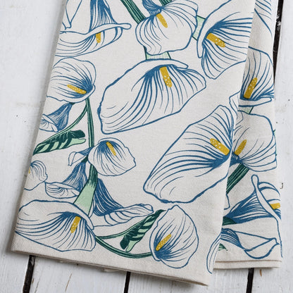 Calla Lily Oversized Tea Towel