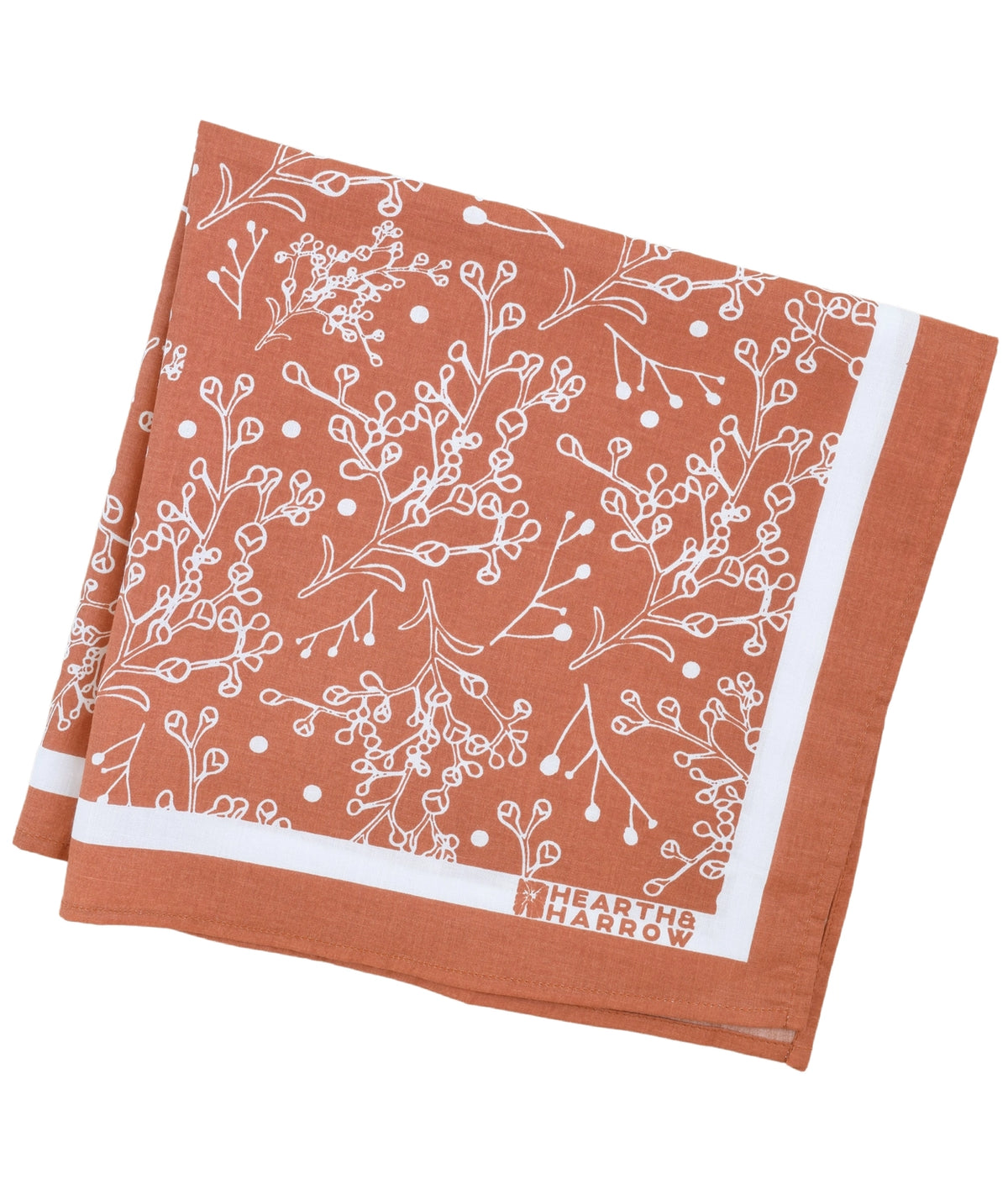 Orange Baby's Breath Bandana
