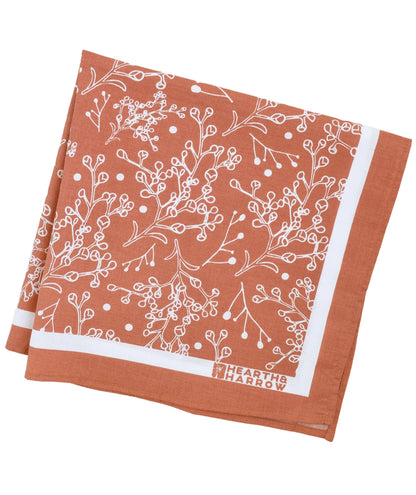 Orange Baby's Breath Bandana