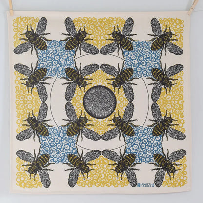 Honeybee Oversized Tea Towel