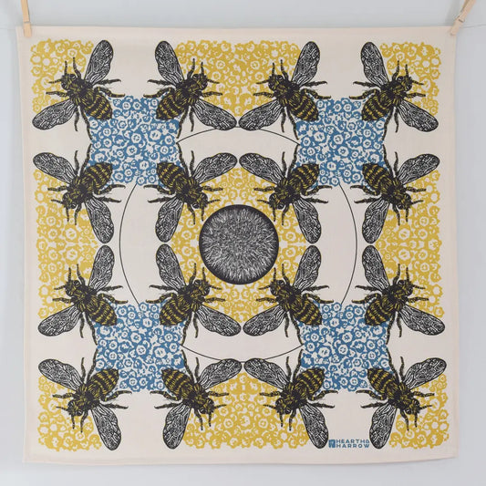 Honeybee Oversized Tea Towel