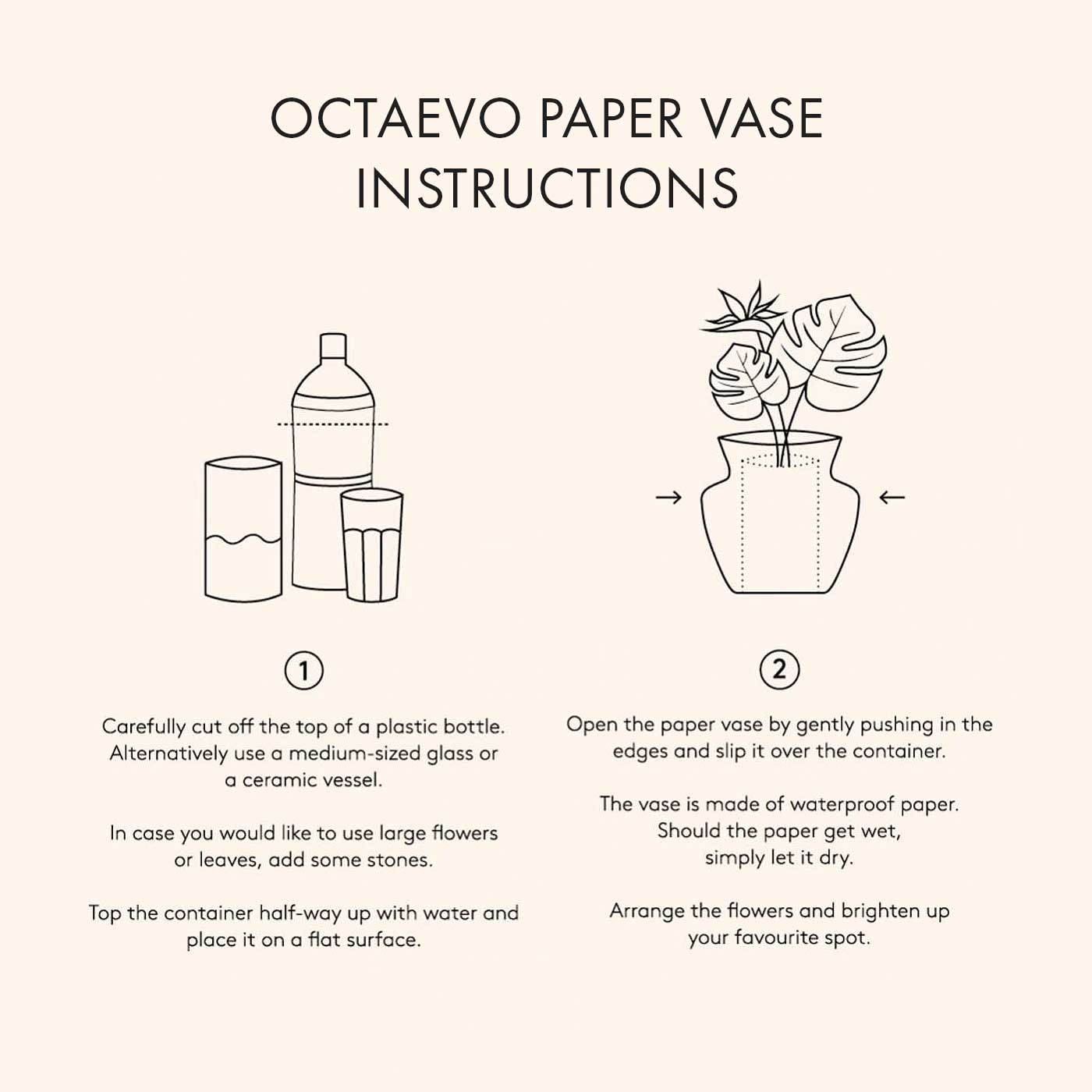 Octaevo Greco Paper Vase