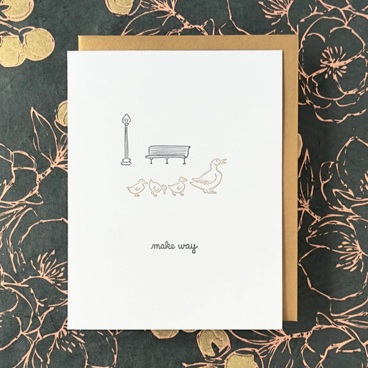 Make Way for Ducklings Card