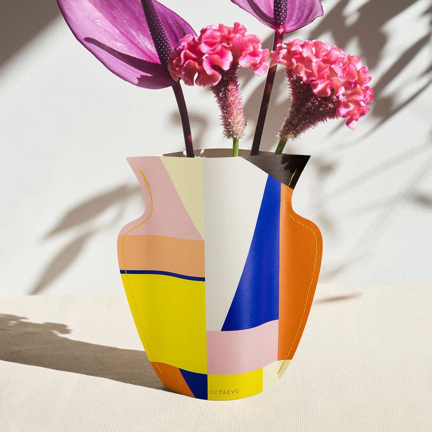 Geometric Mini Paper Vase