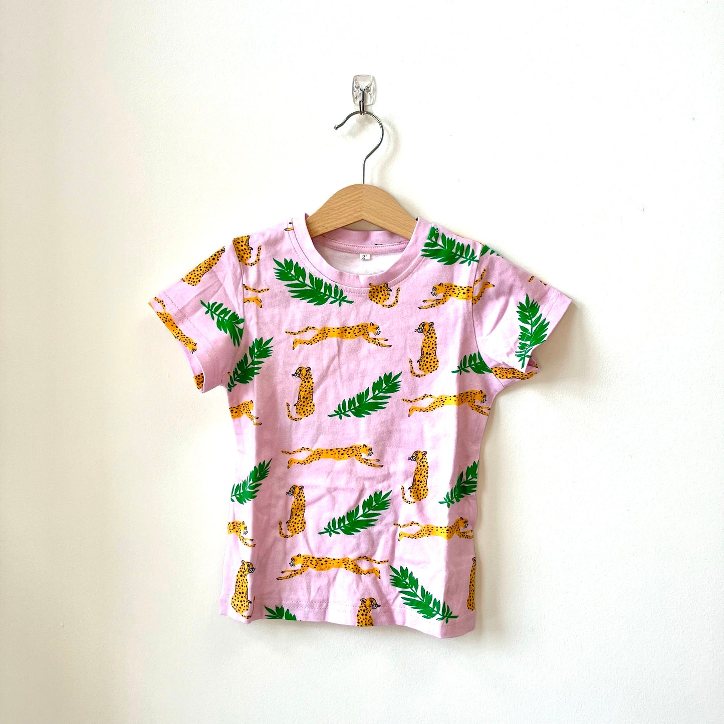 Kids T-Shirt - Pink Cheetah