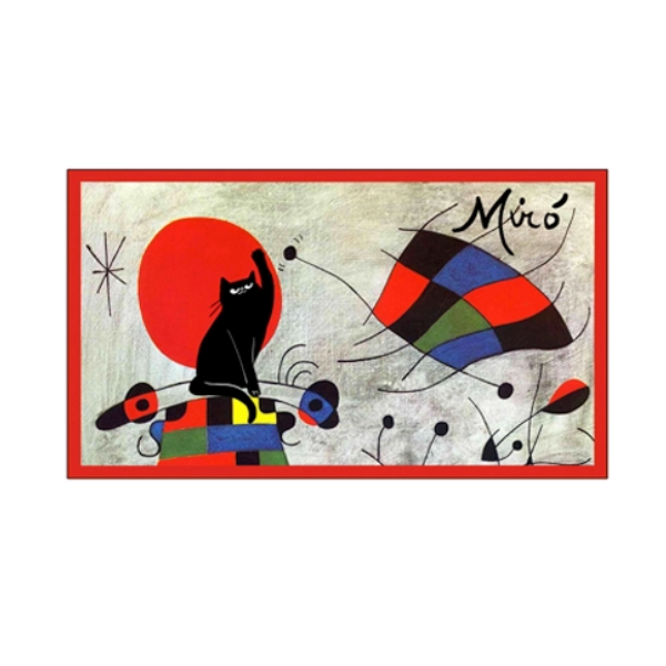 Cats in Famous Painting Magnet - Miro