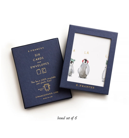 Fa La La Penguins - Set of 6 Cards