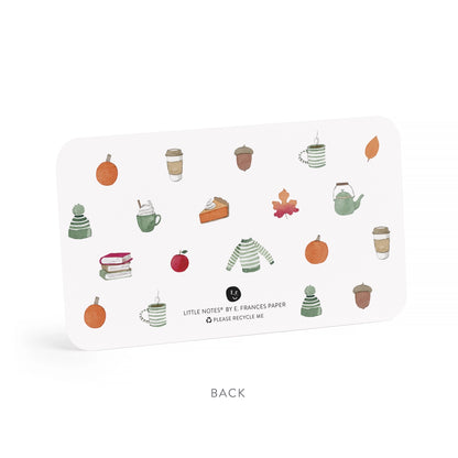 Cozy Fall Little Notes (Pack of 55)