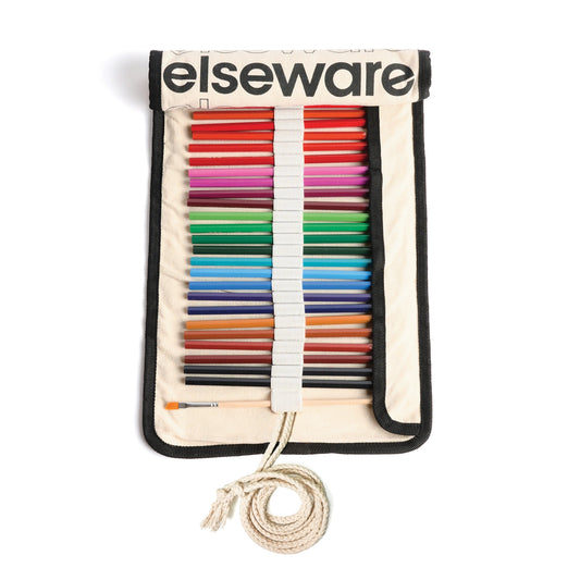 Watercolor Pencils Set with Canvas Wrap