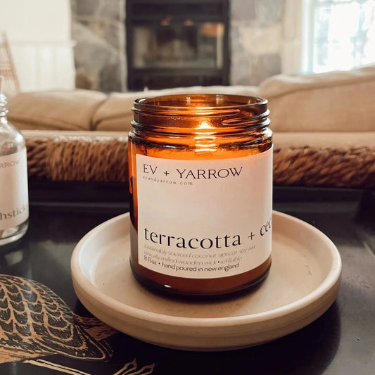Terracotta and Cedar Candle