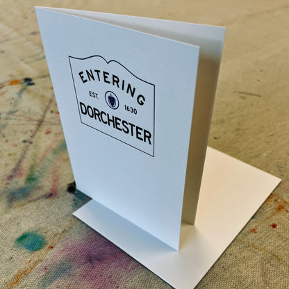 Entering Dorchester Card