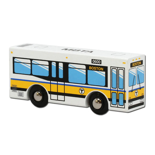 MBTA Bus Wooden Toy