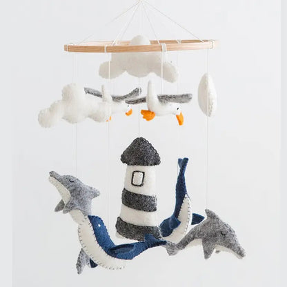 Lighthouse Nautical Baby Crib Mobile