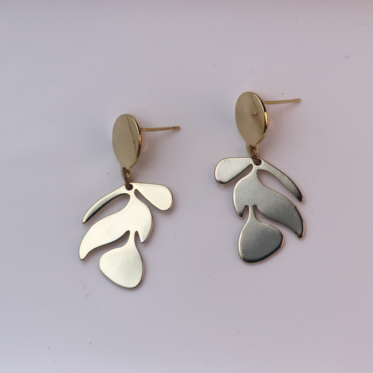 Solid Montsera Earrings