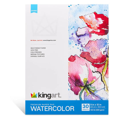 Watercolor Paper Pad (9x12'')