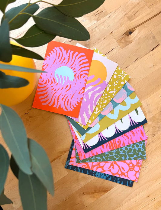 Postcards - Rising Series/Varying Designs (textured paper)