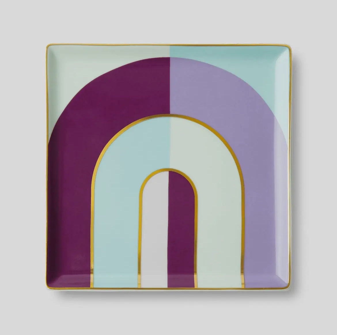 Geometric Tray - Purple Arch