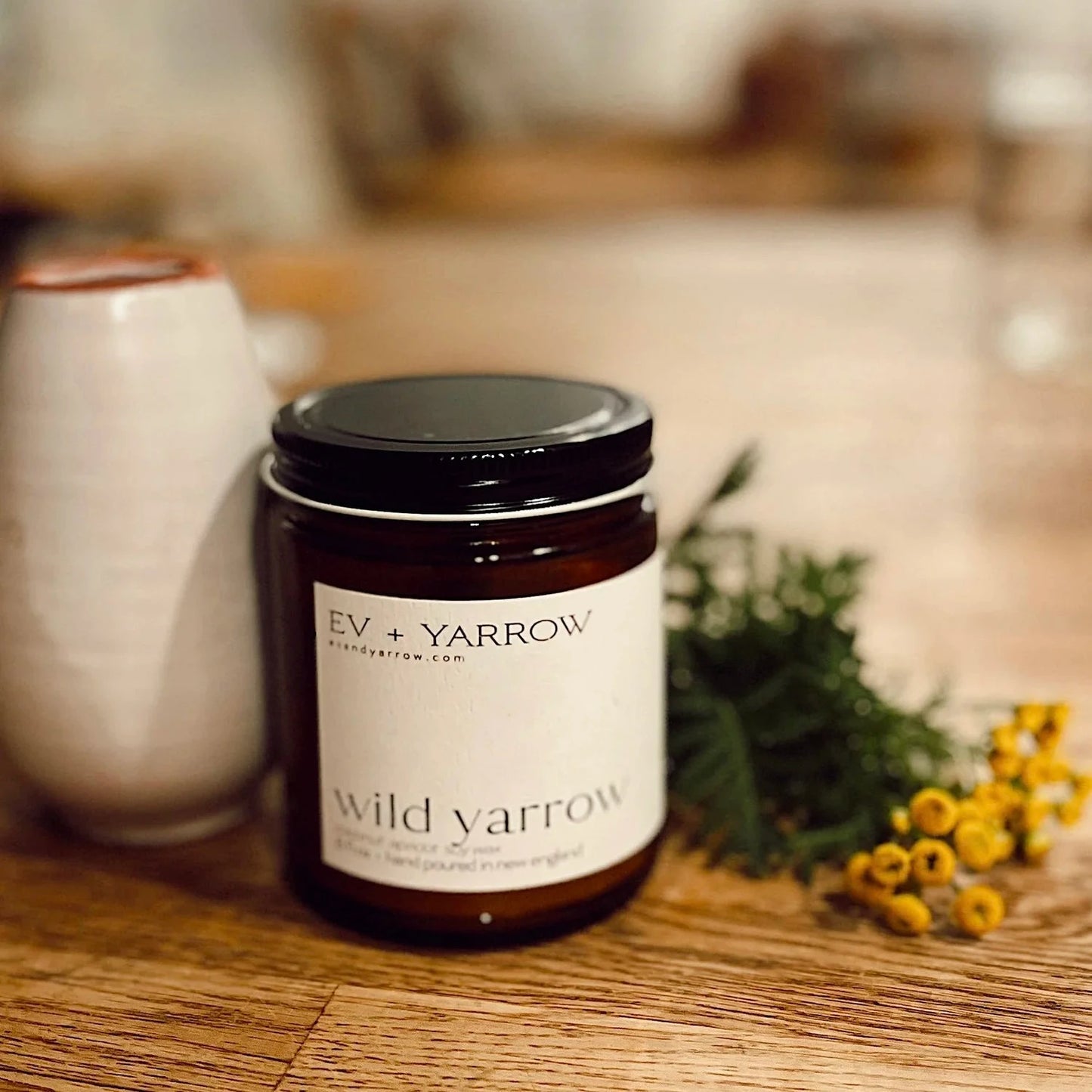 Wild Yarrow Candle
