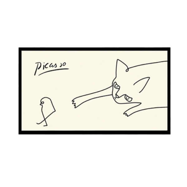 Cats in Famous Painting Magnet - Picasso