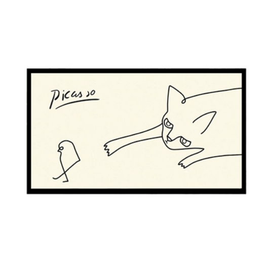 Cats in Famous Painting Magnet - Picasso