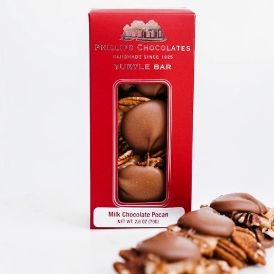 Milk Chocolate Pecan Turtle Bar