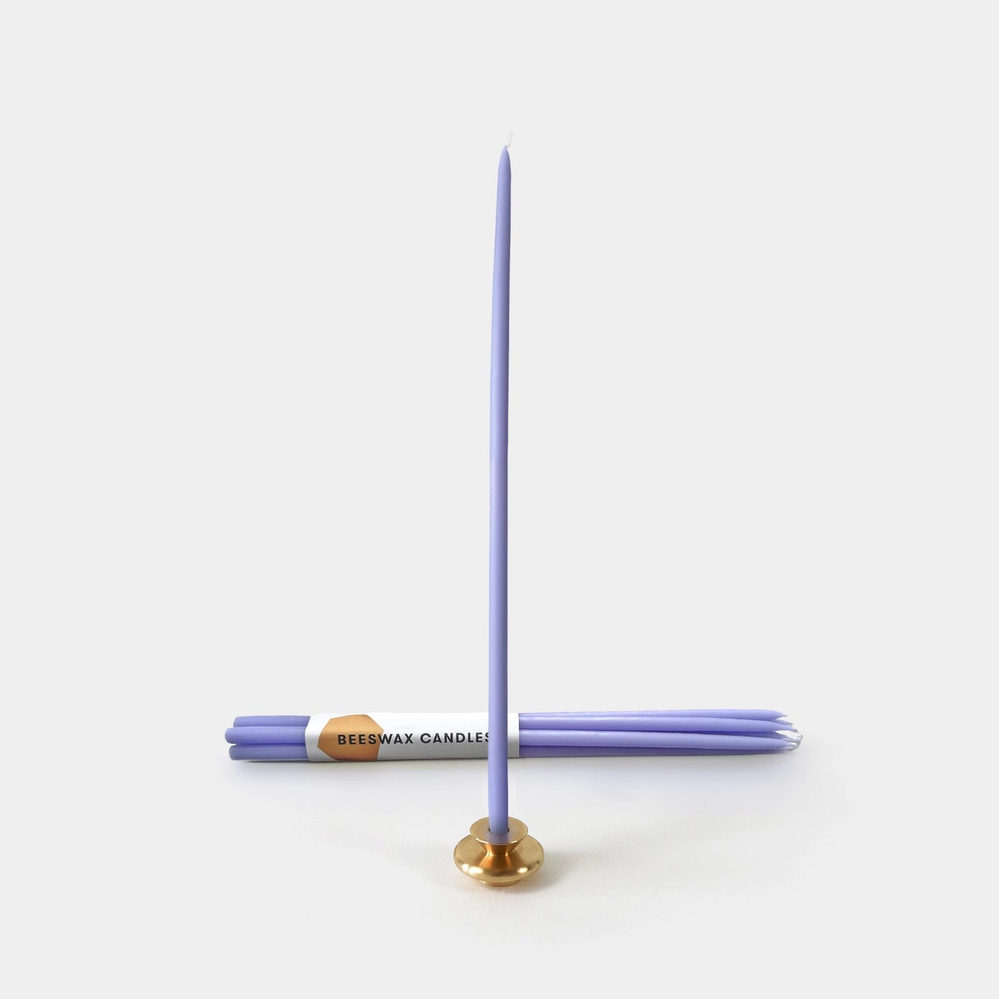 Thin Lavender Beeswax Candles