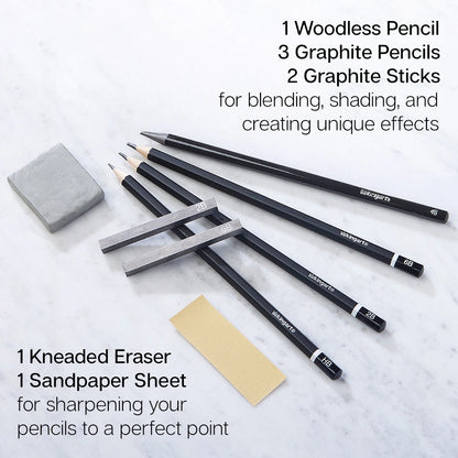 Sketching Tin Set (9 Pieces)