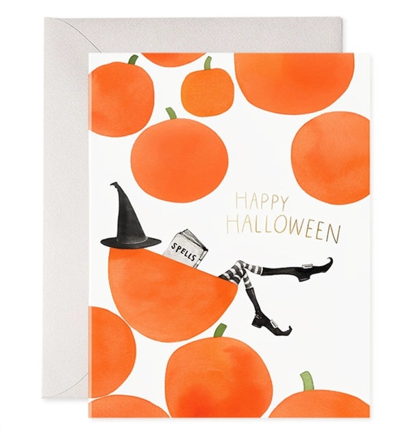 Happy Halloween Witch Card