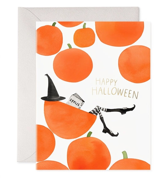 Happy Halloween Witch Card