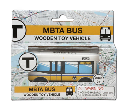 MBTA Bus Wooden Toy