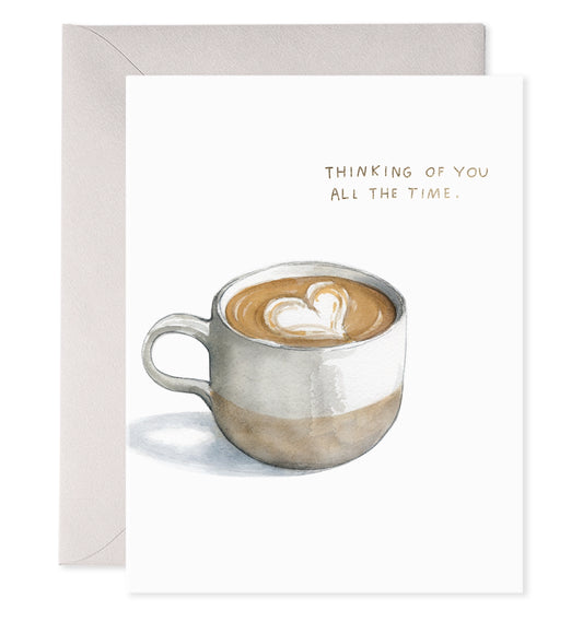 Thinking of You Latte Card