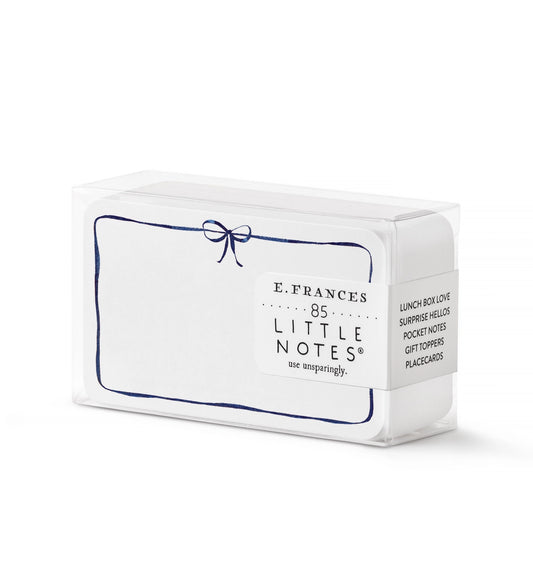 Navy Bow Little Notes (Pack of 85)