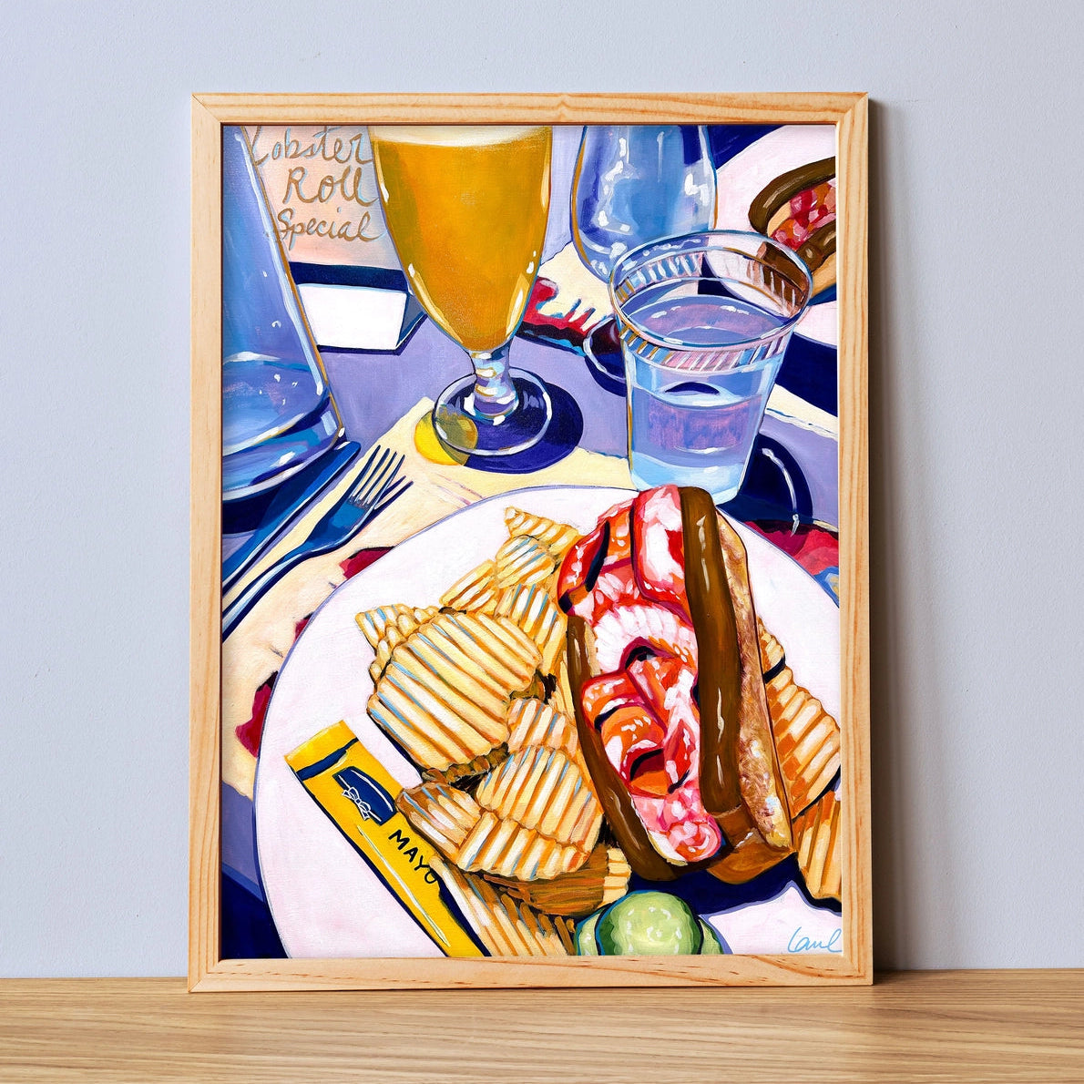 Lobster Roll Art Print