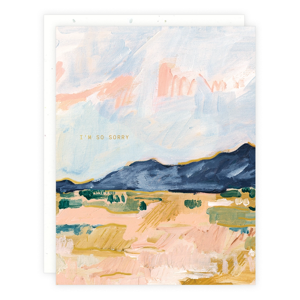 I'm So Sorry Landscape Card