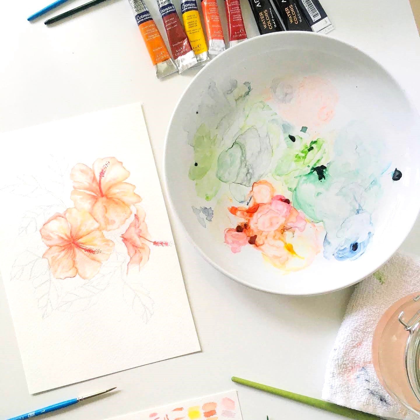 2/10 - 3/17 - Awaken Spring with Watercolors (6 Week Series)