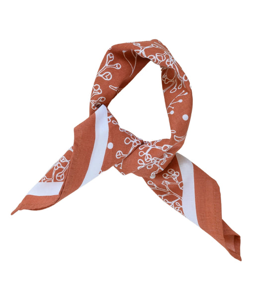 Orange Baby's Breath Bandana