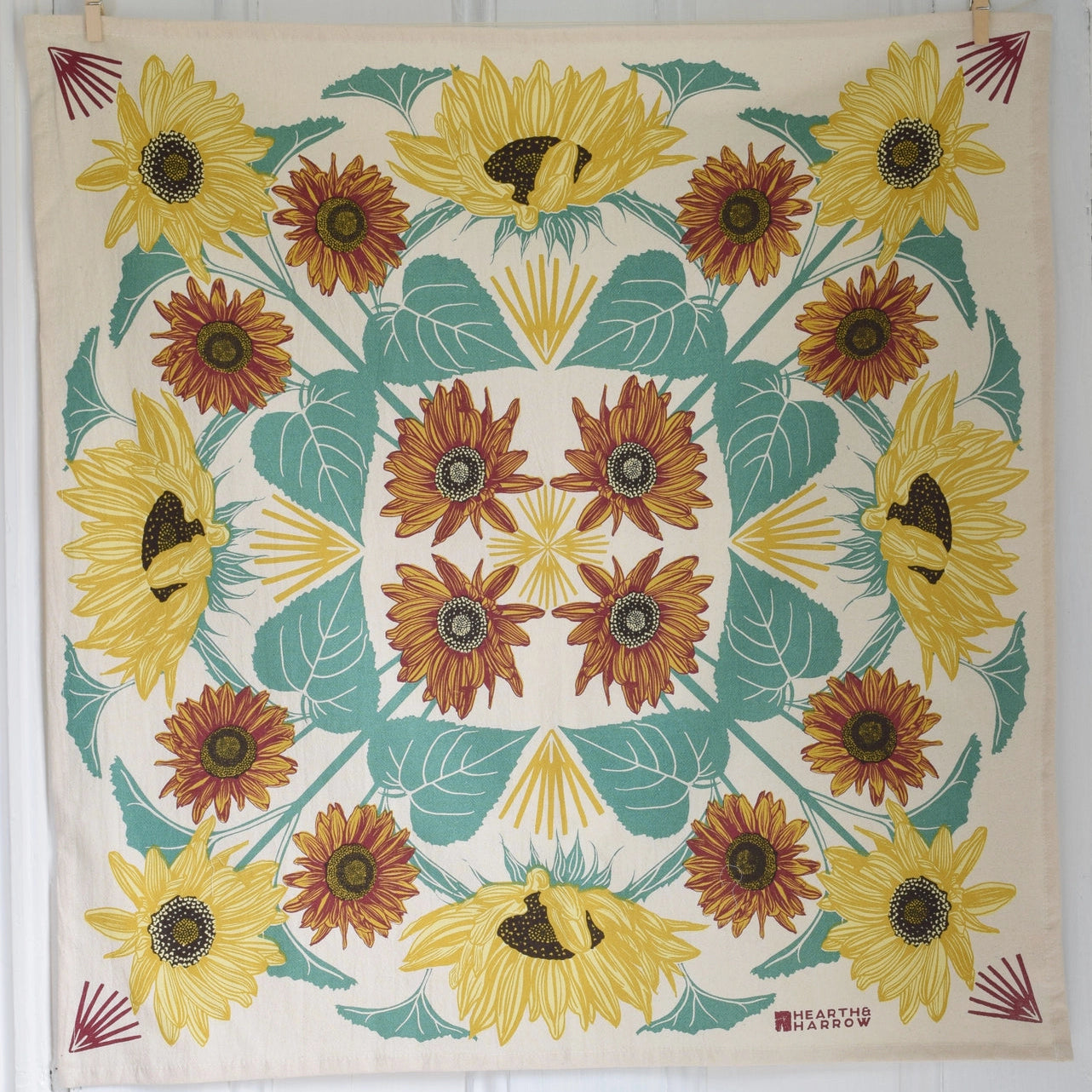 Sunflower Oversized Tea Towel