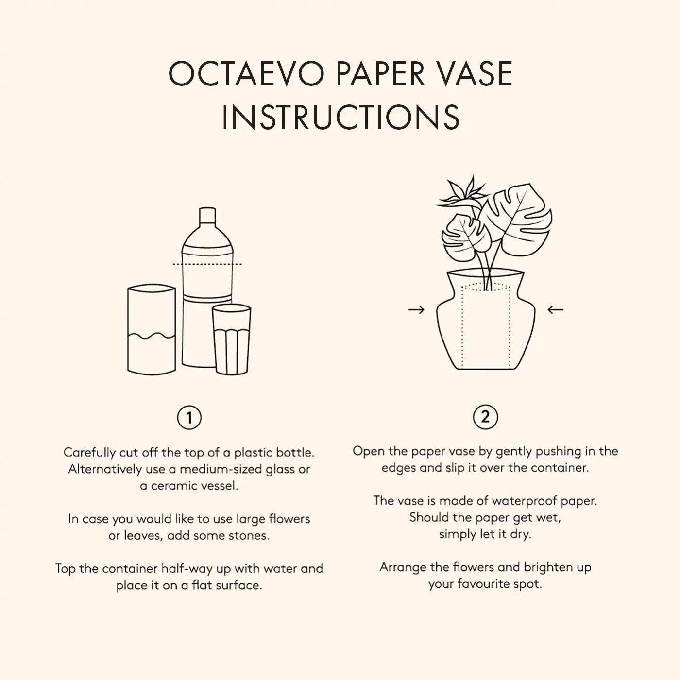 Octaevo Mini Paper Vase