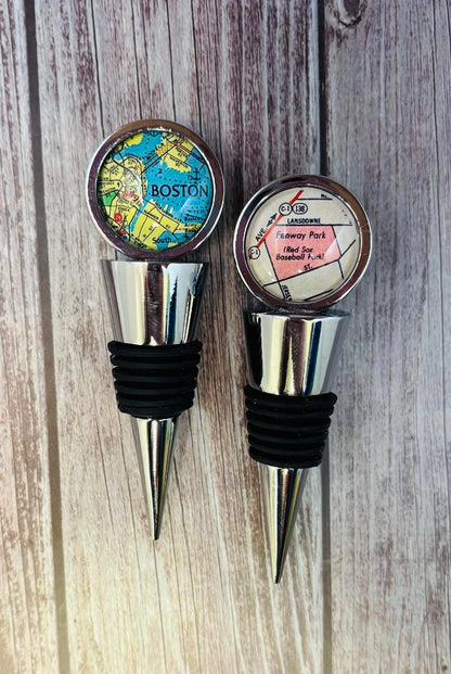 Map Bottle Stopper