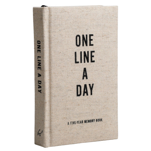 One Line A Day: A Five-Year Memory Book (Canvas)