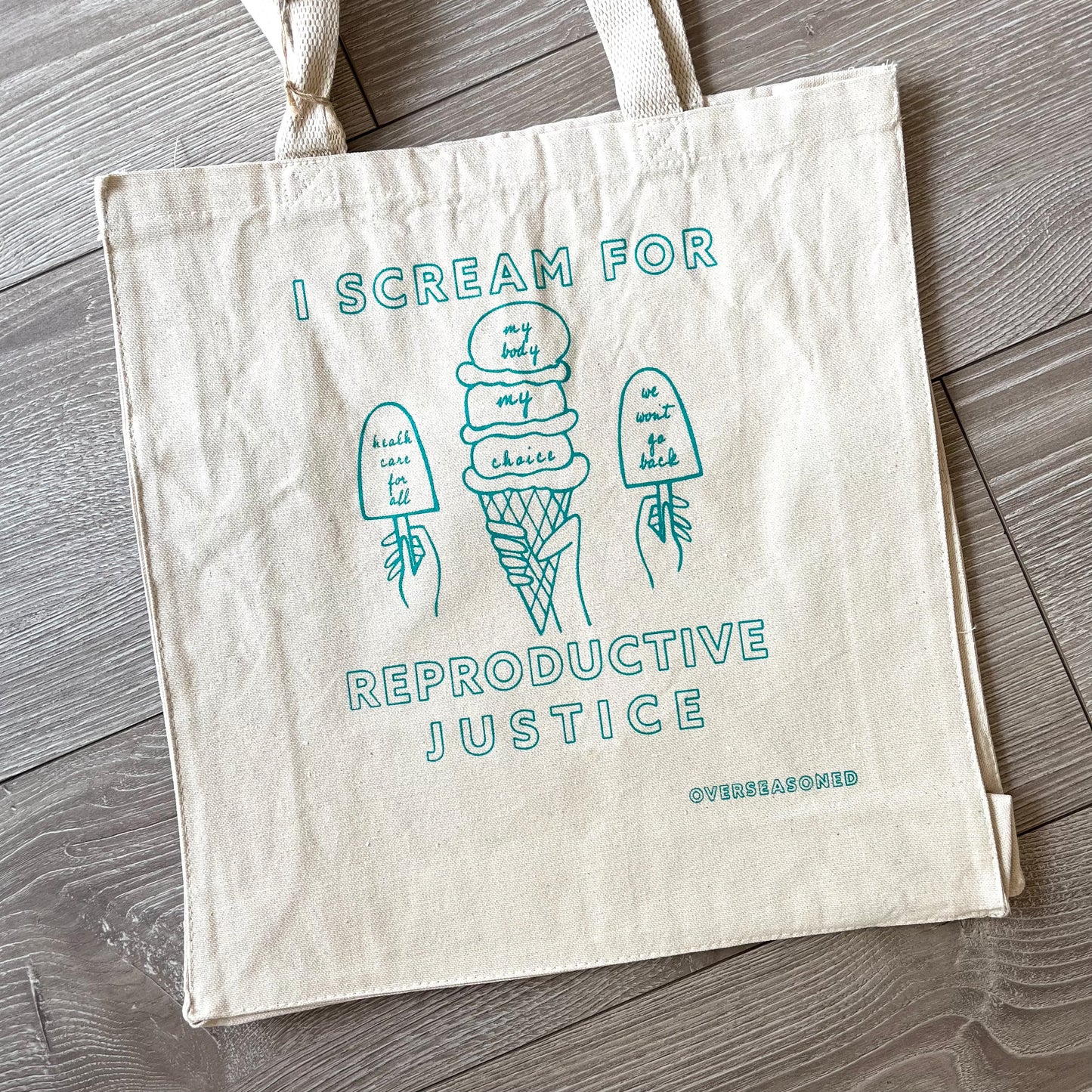 I Scream for Reproductive Justice Tote Bag