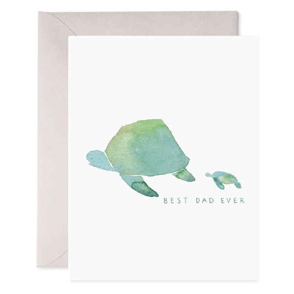 Turtles Bed Dad Ever Father's Day Card