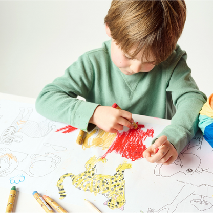 Dinosaurs Coloring Scroll