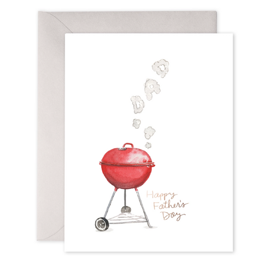 Red BBQ Happy Father's Day Card