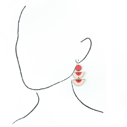 Horizon Wooden Earrings