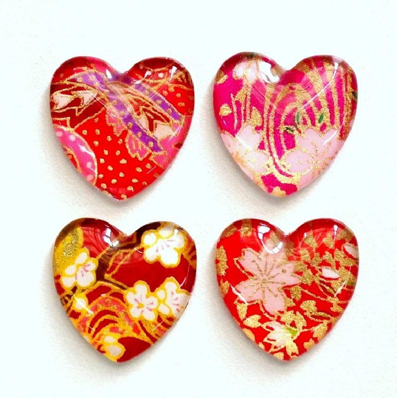 Heart Magnets (Set of 2)