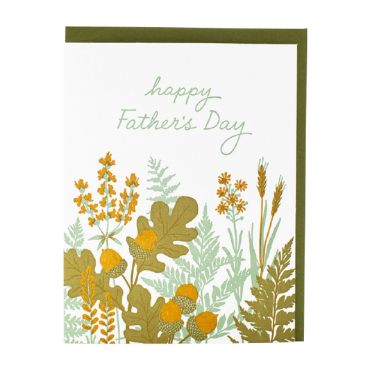 Foliage Happy Father's Day Card