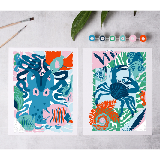 Paint by Number: Sea Creatures