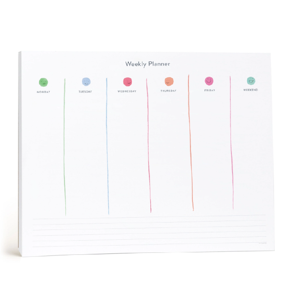 Weekly Smiles Planner Notepad